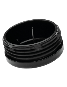 Contera redonda interior estriada plana 2