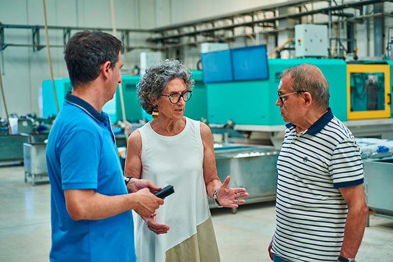 Equipo fundador de FORTAPS, fabricante de conteras