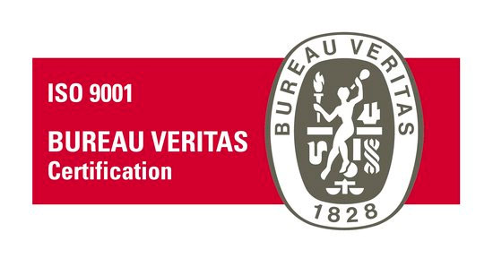 ISO 9001 - Certificado por Bureau Veritas